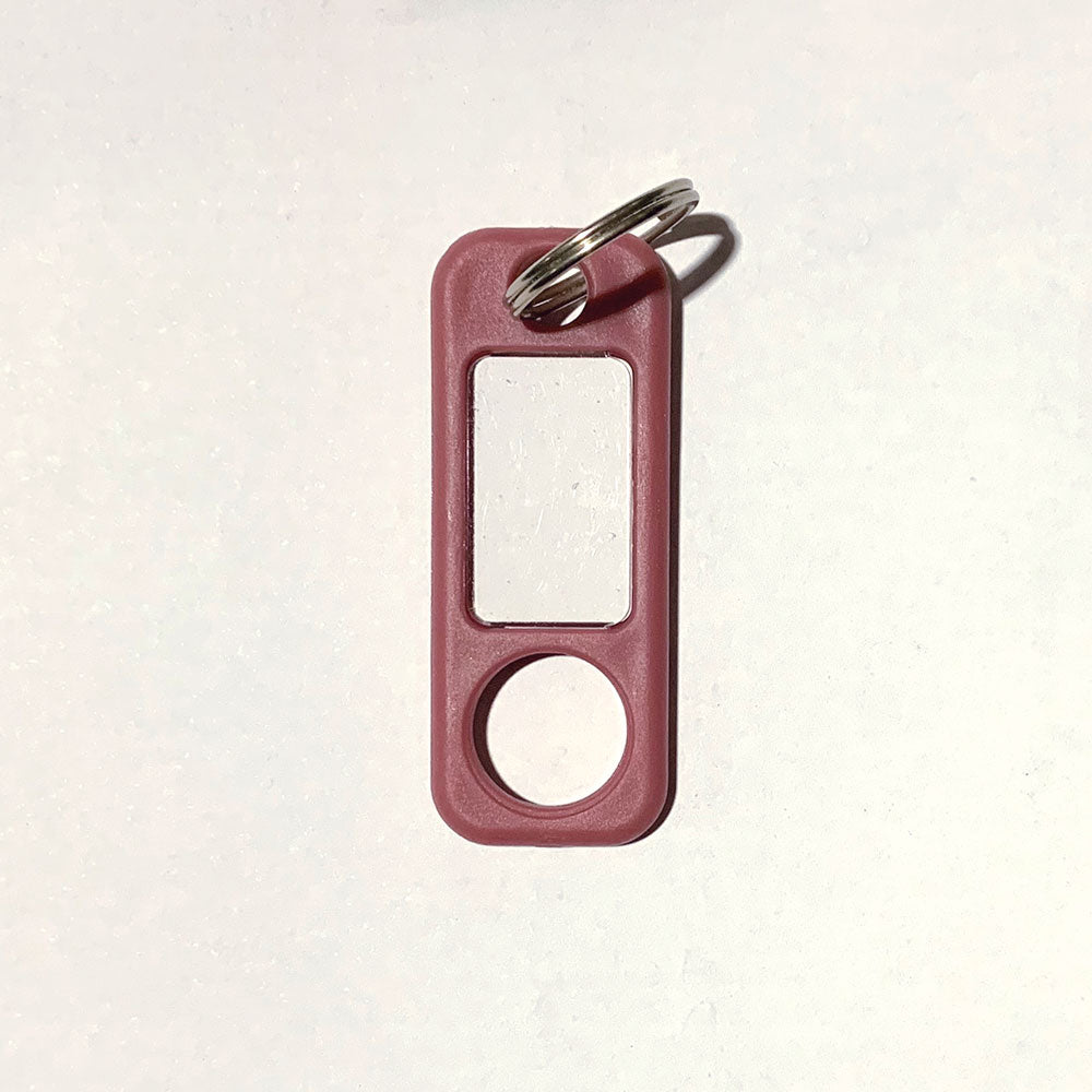 Office Mate Rectangular Key Tag CBK32N/64N Red