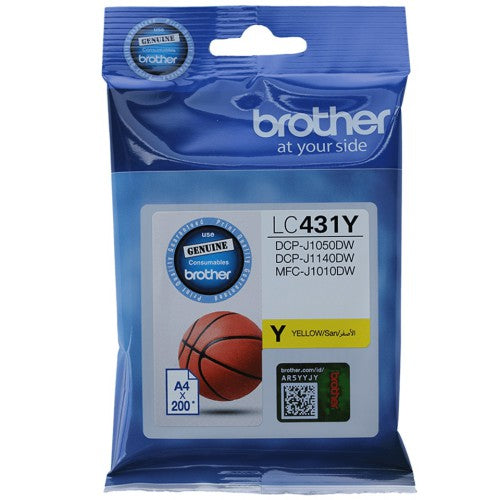 Brother LC431 Yellow Ink Cartridge