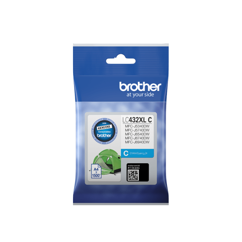 Brother LC432 XL Cyan Ink Cartridge