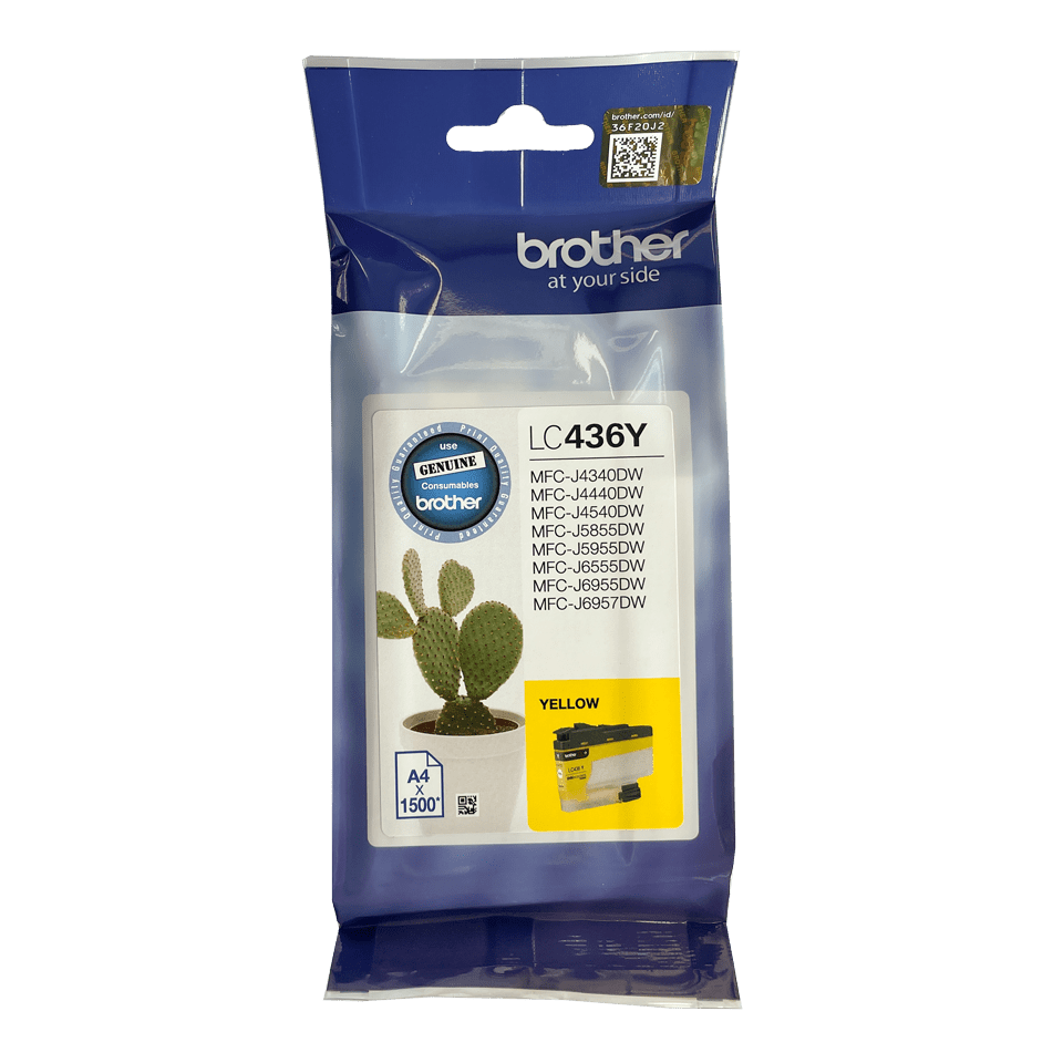 Brother LC436 Yellow Ink Cart