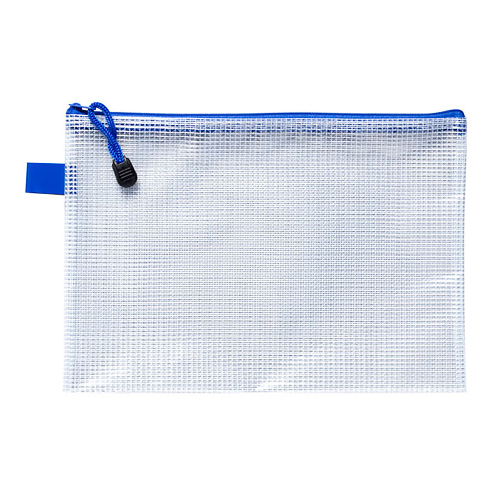 Icon PVC Mesh Zipper Bag Medium 260 x 185mm EACH