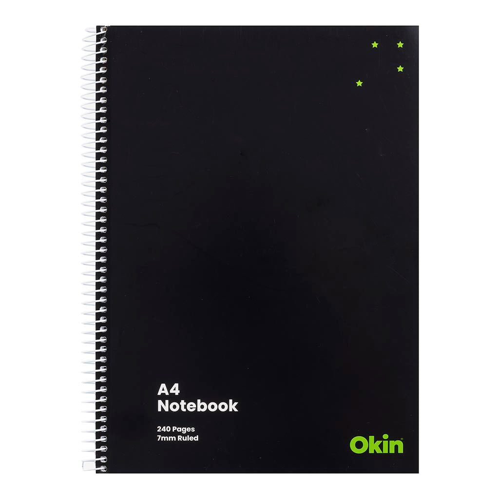 Okin Spiral Notebook A4 Soft cover 240 pg
