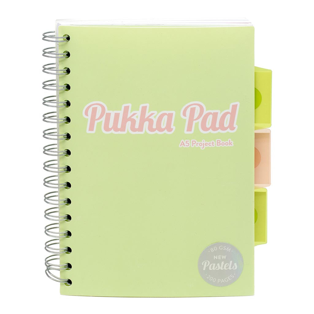 Pukka Pastel Project Book A5 Green