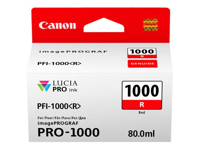 Canon PFI1000 Red Ink Cart