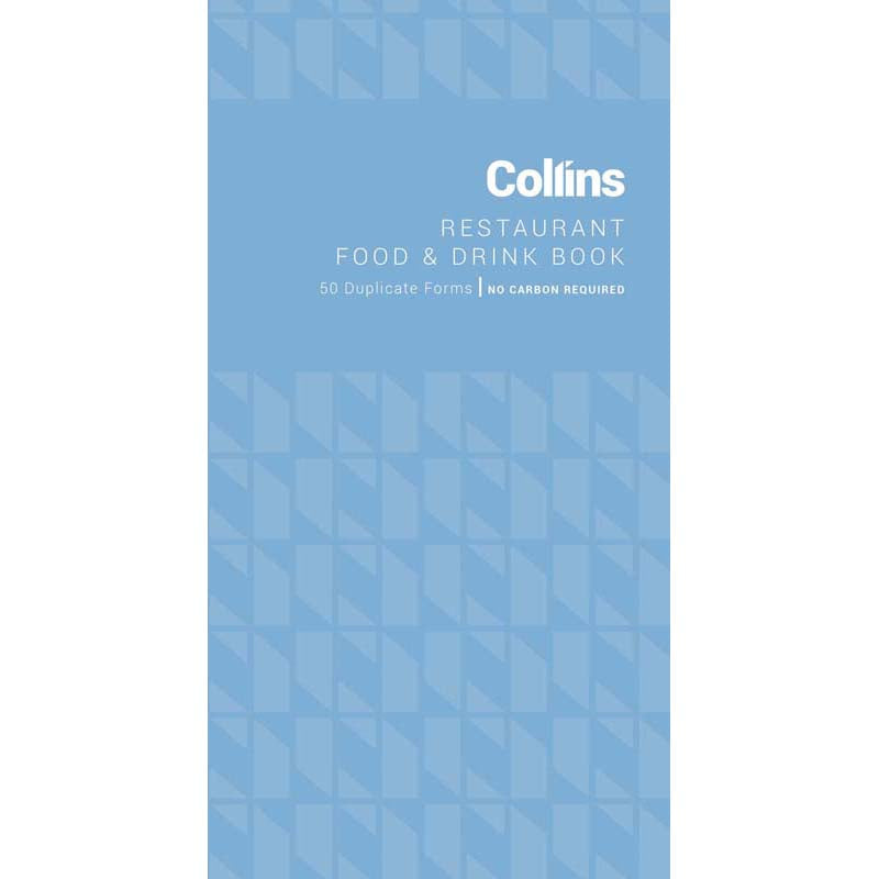Collins Restaurant Duplicate Food & Drink 50 Leaf No Carbon Required 100mm x 190mm