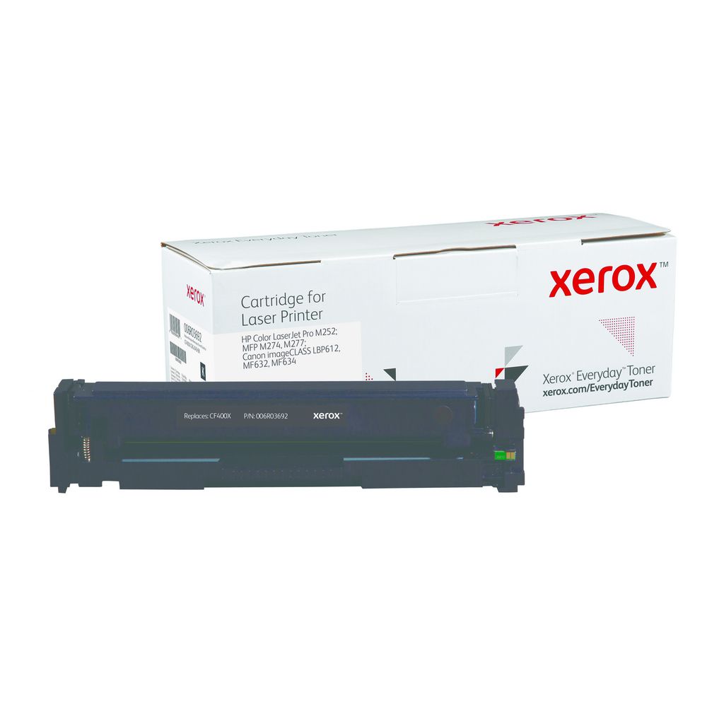 Black High Yield Everyday Toner from Xerox, replacement for HP CF400X, Canon CRG-045HBK