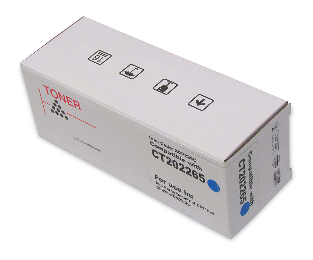 Icon Compatible Fuji Xerox CT202265 Cyan Laser Cartridge
