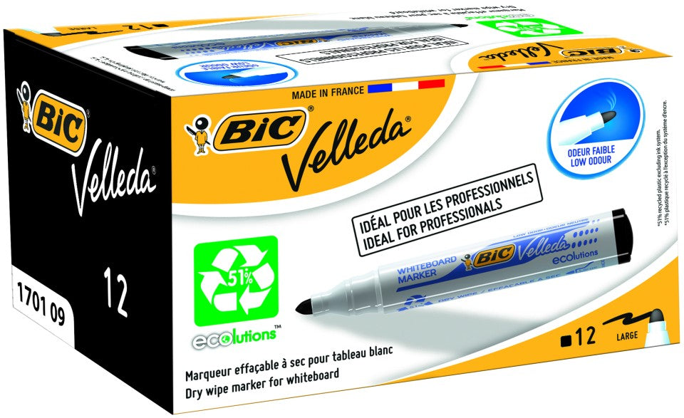 BIC Velleda Whiteboard Marker Bullet Tip 1.5mm Black