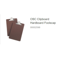 Foolscap Hardboard Single Clipboard