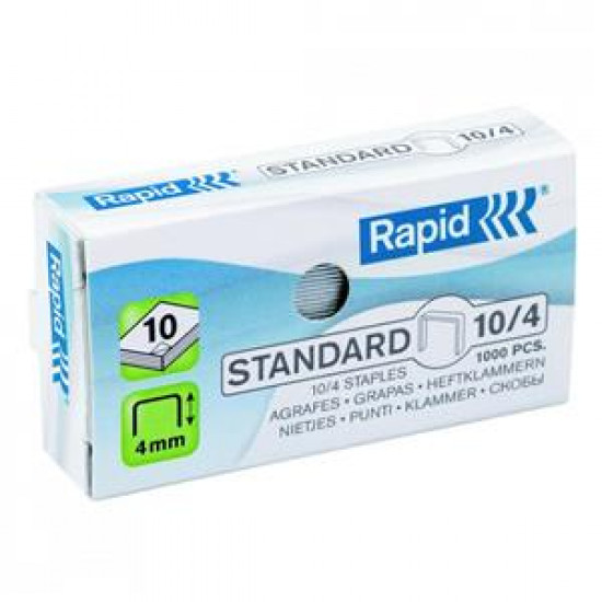 Rapid No.10 Staples Box 1000 10/4 Rapid No.10 Staples Box 1000 10/4