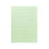 NXP Topless Writing Pad A4 Ruled Green 70gsm