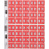 Filecorp C-Ezi Alpha Lateral Labels Letter H 24mm Sheet of 40