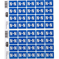 Filecorp C-Ezi Alpha Lateral Labels Letter N 24mm Sheet of 40 Filecorp C-Ezi Alpha Lateral Labels Letter N 24mm Sheet of 40