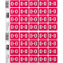 Filecorp C-Ezi Alpha Lateral Labels Letter O 24mm Sheet of 40