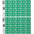 Filecorp C-Ezi Alpha Lateral Labels Letter S 24mm Sheet of 40