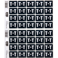 Filecorp C-Ezi Alpha Lateral Labels Letter T 24mm Sheet of 40 Filecorp C-Ezi Alpha Lateral Labels Letter T 24mm Sheet of 40