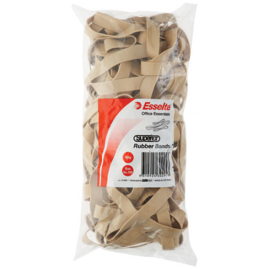 Esselte 37898 Superior Rubber Bands No. 109 15 x 145mm 500g pack Esselte 37898 Superior Rubber Bands No. 109 15 x 145mm 500g pack