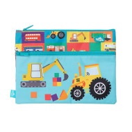 Spencil Transport Town A4 2-Zip Junior Pencil Case Spencil Transport Town A4 2-Zip Junior Pencil Case