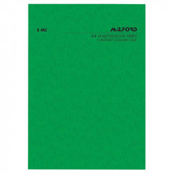 Milford A4 5 Money Column 26 Leaf Limp Account / Analysis Book