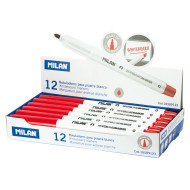 Milan Whiteboard Marker Fine Bullet Tip 3.7mm Red Milan Whiteboard Marker Fine Bullet Tip 3.7mm Red