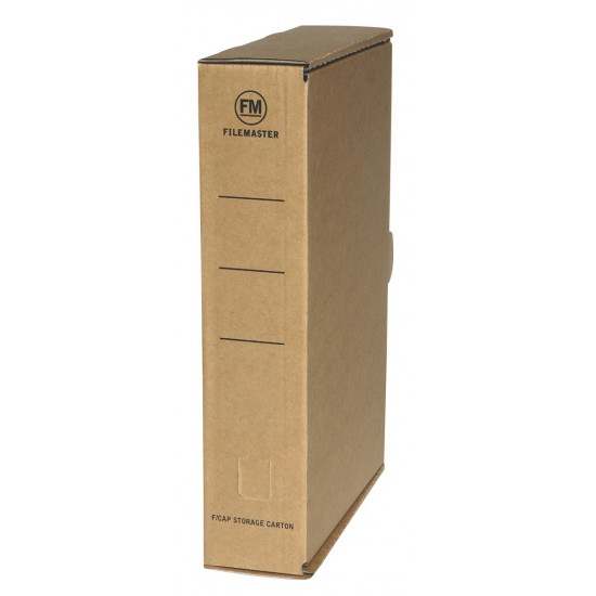 FM Storage Carton Kraft Foolscap Folded Size 388 x 253 x 83mm FM Storage Carton Kraft Foolscap Folded Size 388 x 253 x 83mm
