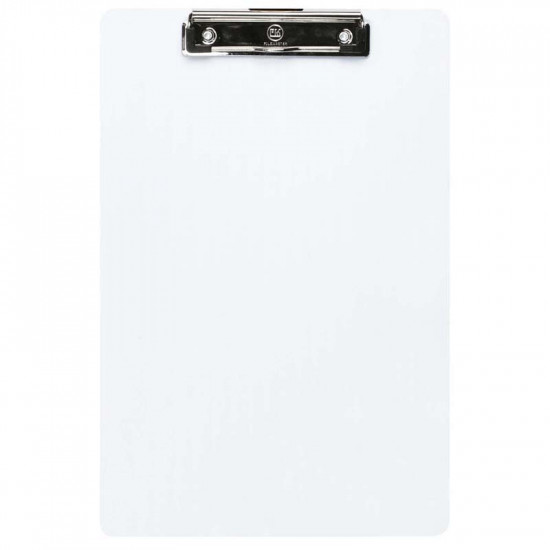 FM Clipboard Clear Transparent Plastic Foolscap with Rubber Softened Spring Clip FM Clipboard Clear Transparent Plastic Foolscap with Rubber Softened Spring Clip