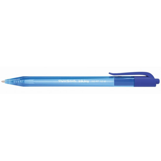 Paper Mate Inkjoy 100 Ballpoint Pen 1.0mm Blue Box 12 Paper Mate Inkjoy 100 Ballpoint Pen 1.0mm Blue Box 12