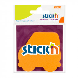 Stick'n Die Cut Notes Car 70x70mm 50 Sheets 