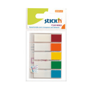 Stick'n Film Index Flags Neon Tips 45x12mm 100 Flags 5 Col 