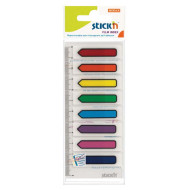 Stick'n Film Index Flags Arrow 45x12mm 120 Flags 8 Colours  Stick'n Film Index Flags Arrow 45x12mm 120 Flags 8 Colours