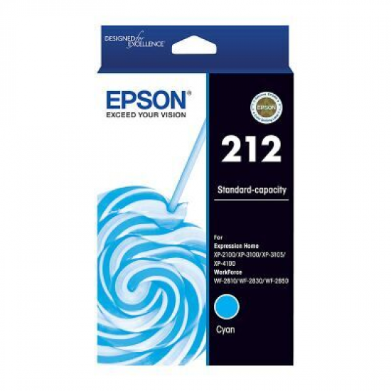 Epson 212 Cyan Ink Cart Epson 212 Cyan Ink Cart