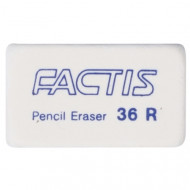 Factis Erasers 36r Soft White  