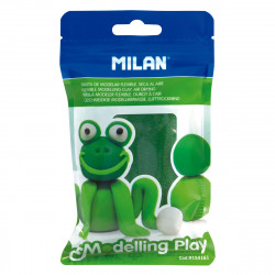 Milan Air Dry Modelling Play Clay 100gm Green