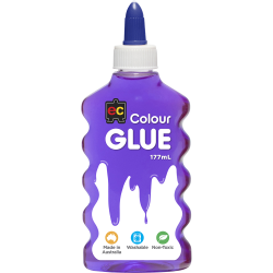 EC Coloured Glue 177ml Purple