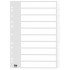 FM Indices A4 10 Tab Cardboard White 