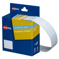 Avery Label Dispenser DMR1924W 19x24mm White FSC Mix Credit 650 Pack 
