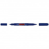 Uni Prockey Marker Dual Tip 0.4/0.9mm Blue PM-120 Uni Prockey Marker Dual Tip 0.4/0.9mm Blue PM-120