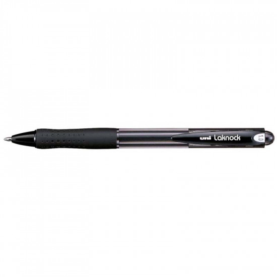 Uni Laknock 1.0mm Retractable Medium Black SN-100 (Order 12 for a box) Uni Laknock 1.0mm Retractable Medium Black SN-100 (Order 12 for a box)