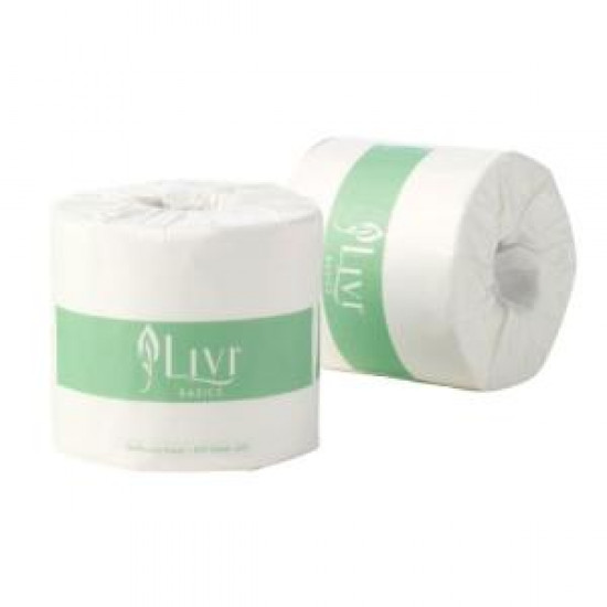 Livi Basics Toilet Paper Tissue 2Ply 400S Carton 48 Livi Basics Toilet Paper Tissue 2Ply 400S Carton 48