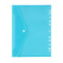Marbig Binder Wallet Button Closure A4 Blue