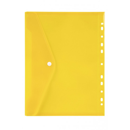 Marbig Binder Wallet Button Closure A4 Yellow Marbig Binder Wallet Button Closure A4 Yellow