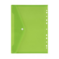 Marbig Binder Wallet Button Closure A4 Lime Marbig Binder Wallet Button Closure A4 Lime