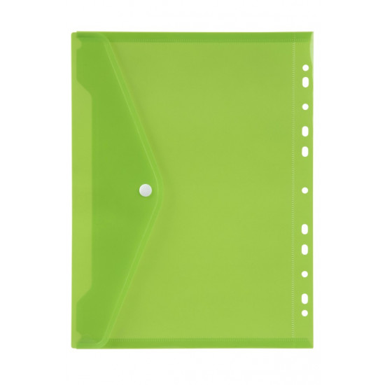 Marbig Binder Wallet Button Closure A4 Lime Marbig Binder Wallet Button Closure A4 Lime