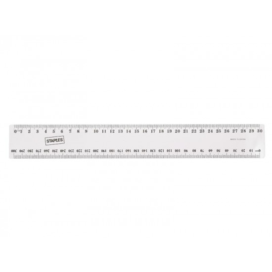 Ruler Clear Plastic 30cm Metric Ruler Clear Plastic 30cm Metric