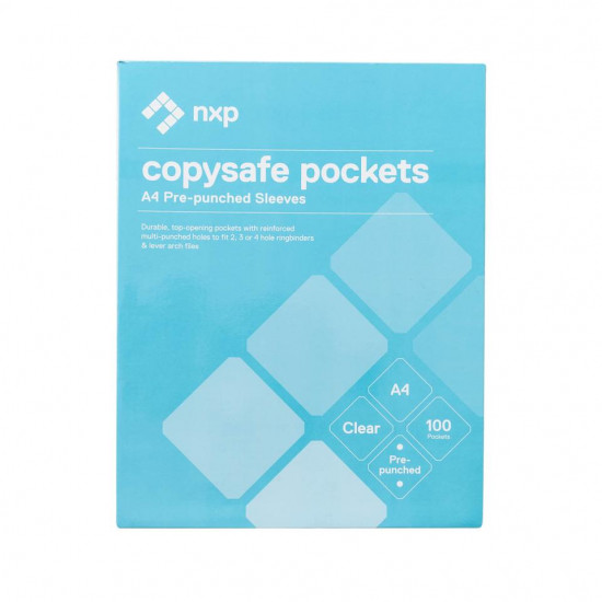BEST BUY NXP Copysafe Pockets Sheet Protectors A4 Box 100