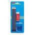 Writing Pencil Set HB Triangular With Sharpener And Eraser