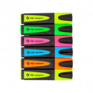 BEST BUY NXP Highlighters Assorted Colours Box 6