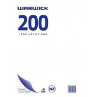 Warwick Writing Pad A4 200 Leaf Ruled 7mm 