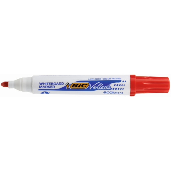 BIC Velleda Whiteboard Marker Bullet Tip 1.5mm Red BIC Velleda Whiteboard Marker Bullet Tip 1.5mm Red