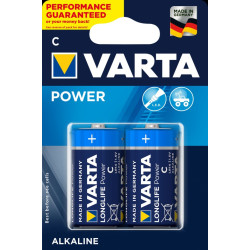 Varta Longlife C Alkaline Batteries Pack Of 2